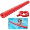 Lean Toys Putplasčio plaukimo lazdelė kūno atramai vandenyje, vaikams ir suaugusiems, 150 cm, raudona