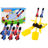 Lean Toys Geltonas Putų Raketų Paleidimo Rinkinys Sode