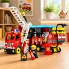 Lean Toys Gaisrinės automobilio konstruktorius 37 x 17.5 x 7.5 cm 94 vnt.