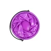 Lean Toys Violetinis Sulankstomas PVC Kibiras su Pertvara, 14x14x12.5 cm