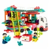 Lean Toys Folding Camper Construction Bricks Figures Lights Sounds 98 pcs.