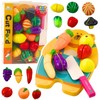 Lean Toys Vaikiškas virtuvės rinkinys su pjaustymo lenta ir peiliu