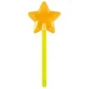 Lean Toys Neoninė fluorescencinė žvaigždės formos švytinti lazdelė vakarėliams ir festivaliams, 22 cm