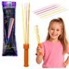 Lean Toys Neoninį švytėjimą skleidžiantis lazdelės rinkinys su 6 švytinčiomis lazdelėmis, 29 cm, vakarėliams, vaikams ir suaugusiems