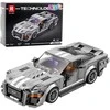 Lean Toys Konstruktorius GT500 automobilis 437 detalės pilkas