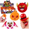 Lean Toys Pliušinis spaudomas Helovino žaislas su blizgučiais, 8 × 7 cm
