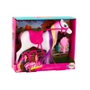Lean Toys Balto Žirgo Figūrėlė su Šukavimo Rinkiniu