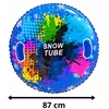 Lean Toys Koło Dmuchane Do Zjazdów Na Śniegu Opona Snow Tube Kolorowa 85 cm