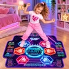Lean Toys Interaktyvus šokių kilimėlis su Bluetooth ir LED apšvietimu, violetinis, 100 x 89 cm