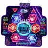 Lean Toys Interaktyvus šokių kilimėlis su Bluetooth ir LED apšvietimu, violetinis, 100 x 89 cm