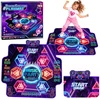 Lean Toys Interaktyvus šokių kilimėlis su Bluetooth ir LED apšvietimu, violetinis, 100 x 89 cm
