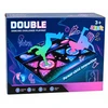 Lean Toys Interaktyvus šokių kilimėlis dviem žaidėjams su LED apšvietimu ir muzika, įvairiaspalvis, 120 x 95 cm