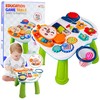 Lean Toys Interaktyvus edukacinis staliukas vaikams su švieselėmis ir garsais 6-in-1