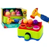 Lean Toys Interaktyvus vaikų žaislas su plaktuku ir spalvotais kamuoliukais