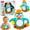 Lean Toys Interaktyvus pingvinas (turkio spalvos, oranžinis, baltas)