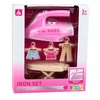 Lean Toys Lyginimo rinkinys rožinis ir pilkas