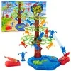 Lean Toys Žaidimas Jumping Monkeys medyje su ežeru ir krokodilu