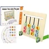 Lean Toys Edukacinis žaidimas Import LEANToys Four Colours Animals