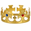 Lean Toys King's Crown Adjustable for King Queen Costume Gold 17-20 cm