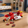 Lean Toys Gaisrinis transportinis lėktuvas 43×16×18 cm 6 vnt.