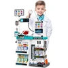 Lean Toys Large Medical Set Medical Table Doctor Lights Sounds Accessories 61 pcs.