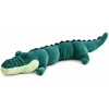 Lean Toys Pliušinis krokodilas, tamsiai žalias, 150 × 25 × 25 cm