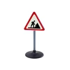 Lean Toys Didaktinis kelio ženklas „Kelio darbai“ 70 cm