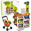 Lean Toys Žaislinis prekybos centro rinkinys su kasos aparatu ir skaitytuvu, įvairiaspalvis, 82 × 48 × 41 cm, apie 60 dalių