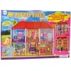 Lėlių namas su priedais Lean Toys, 128 elementai