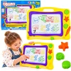 Lean Toys Piešimo lenta su antspaudais ir spalvingu fonu