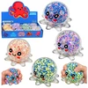 Lean Toys Gniotek Sensoryczny Ośmiorniczka Kulki Antystresowy Świecący 8,5 cm