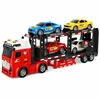 Lean Toys Transporteris su 4 automobiliais