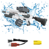 Lean Toys Baterijomis varomas M416 vandens pistoletas su 1350 ml rezervuarais