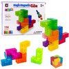 Lean Toys Magnetinės kaladėlės - kūrybiniai kubeliai, 9 vnt.