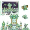 Lean Toys Kosminiai magnetiniai blokeliai 108 vnt.