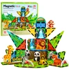 Lean Toys Magnetinės kaladėlės 52 vnt.