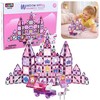 Lean Toys Magnetinis konstruktorius 126 detalių su vitražo blokais