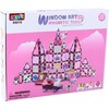 Lean Toys Magnetinis konstruktorius 126 detalių su vitražo blokais