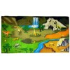 Lean Toys Lavinamasis kilimėlis su dinozaurų raštu, 107 × 58 cm