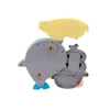 Lean Toys Mėlynojo delfino vonios žaislų rinkinys