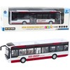 Lean Toys Metalinis miesto autobusas 1:42 su šviesomis ir garsu