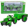 Lean Toys Metalinis žalias traktorius 1:18 masteliu