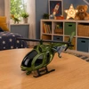 Lean Toys Karinis sraigtasparnis žalias