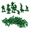Lean Toys Kareivėlių figūrėlių rinkinys su transporto priemonėmis, 72 vnt.
