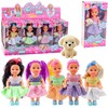 Lean Toys Lėlės Su Suknele Ir Šuneliu Rinkinys 12 cm