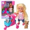 Lean Toys Žavus lėlės rinkinys su šuniukais