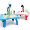 Lean Toys Mėlynas 2-in-1 mini projektorius vaikams