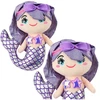 Lean Toys Pliušinis žaislas - undinėlė, 25 cm