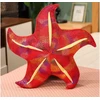 Lean Toys Pliušinis žaislas/pagalvė - raudona jūrų žvaigždė, 45 cm