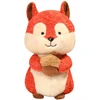Lean Toys Pliušinis žaislas - voveriukas su riešutu, 25 cm